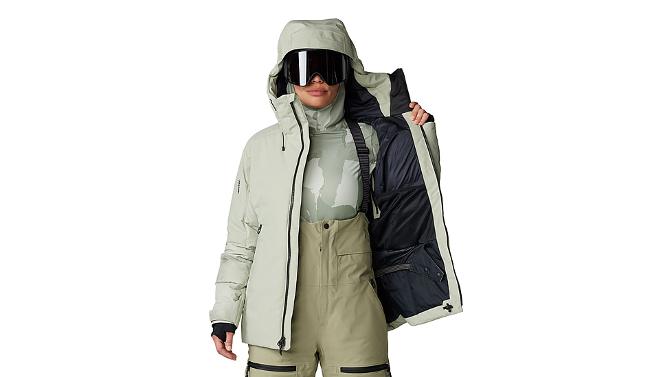 Mountain Hardwear Powder Maven Down Jacket - Womens, White Sage, Medium, 2092931342-M