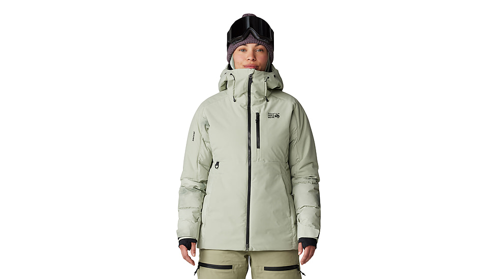 Mountain Hardwear Powder Maven Down Jacket - Womens, White Sage, Medium, 2092931342-M