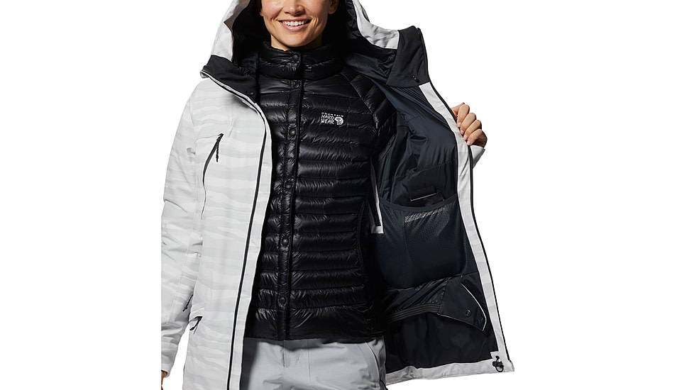 Mountain Hardwear Powder Quest Jacket - Womens, Glacial, Large, 2004121097-Glacial-L