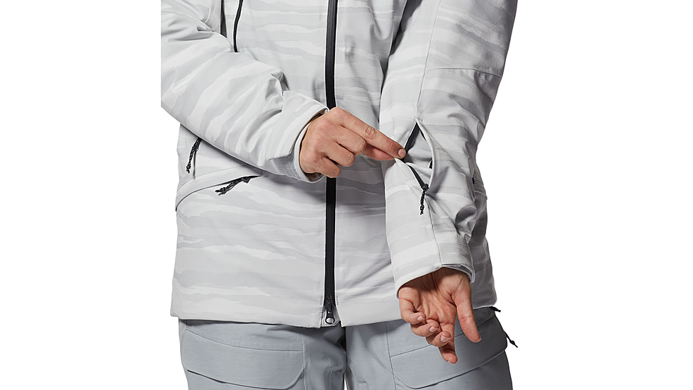 Mountain Hardwear Powder Quest Jacket - Womens, Glacial, Large, 2004121097-Glacial-L