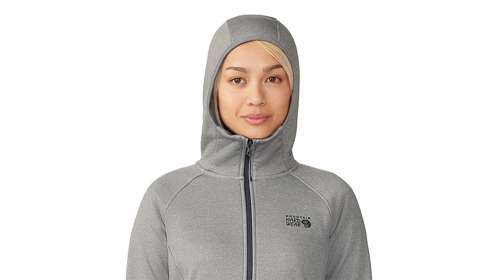 Mountain Hardwear Sendura Hoody - Womens, Foil Grey Heather, Extra Large, 2104861056-XL