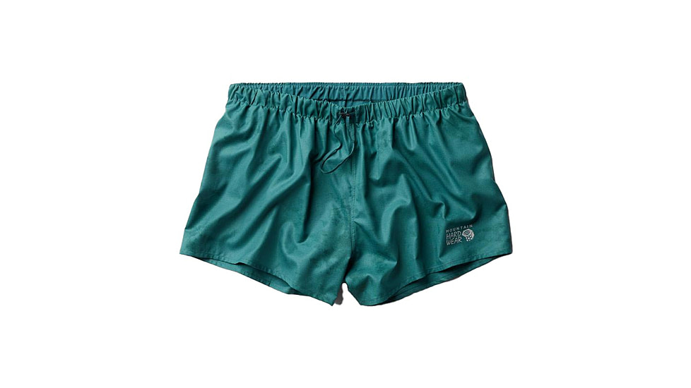 Mountain Hardwear Shade Lite Shorts - Womens, Aqua Green Nebula Print, Small, 1986791318-S