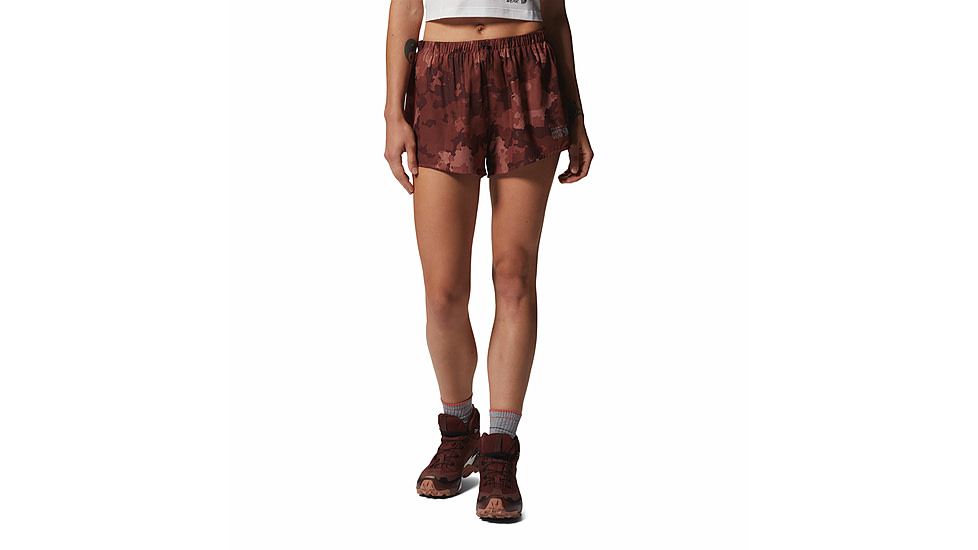 Mountain Hardwear Shade Lite Shorts - Womens, Clay Earth Pines Camo, Small, 1986791646-Co-S-R