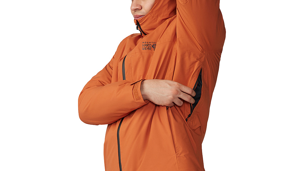 Mountain Hardwear Stretch Ozonic Insulated Jacket - Mens, Raw Carnelian, Large, 2092311859-L