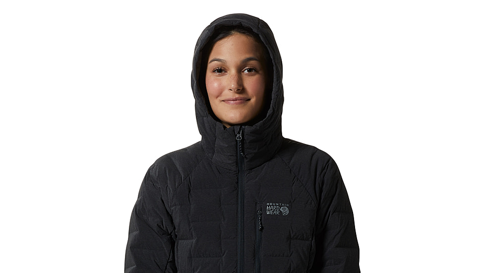 Mountain Hardwear Stretchdown Hoody - Women's, Dark Storm Heather, XL, 2104781-004-XL