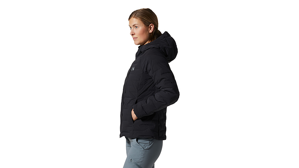 Mountain Hardwear Stretchdown Hoody - Women's, Black, S, 2104781-010-S