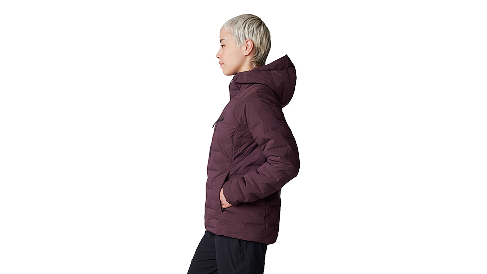 Mountain Hardwear Stretchdown Hoody - Women's, Blackberry, M, 2104781-513-M
