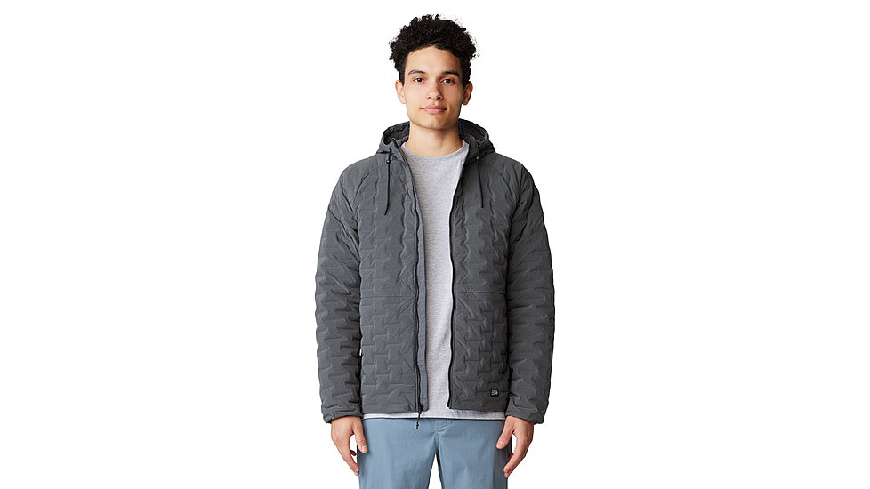 Mountain Hardwear Stretchdown Light Full Zip Hoody - Mens, 007, S, 2077751-007-S