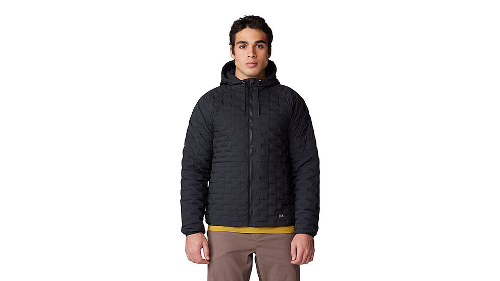Mountain Hardwear Stretchdown Light Full Zip Hoody - Mens, 010, S, 2077751-010-S