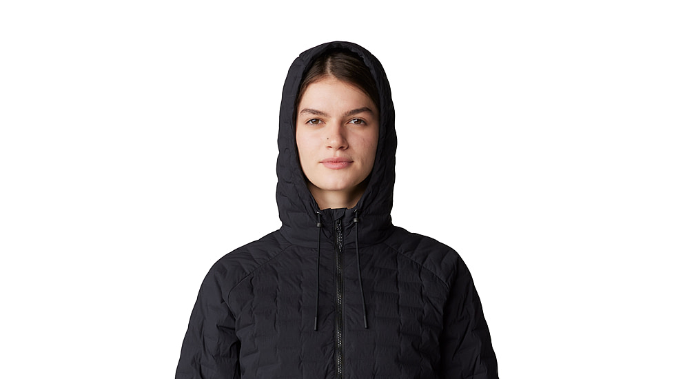 Mountain Hardwear Stretchdown Light Full Zip Hoody - Women's, Black, L, 2077681-010-L