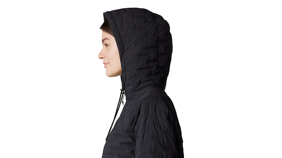 Mountain Hardwear Stretchdown Light Full Zip Hoody - Women's, Black, L, 2077681-010-L