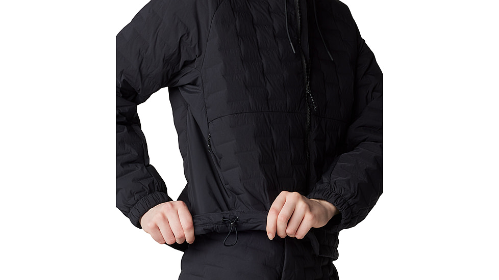 Mountain Hardwear Stretchdown Light Full Zip Hoody - Women's, Black, L, 2077681-010-L