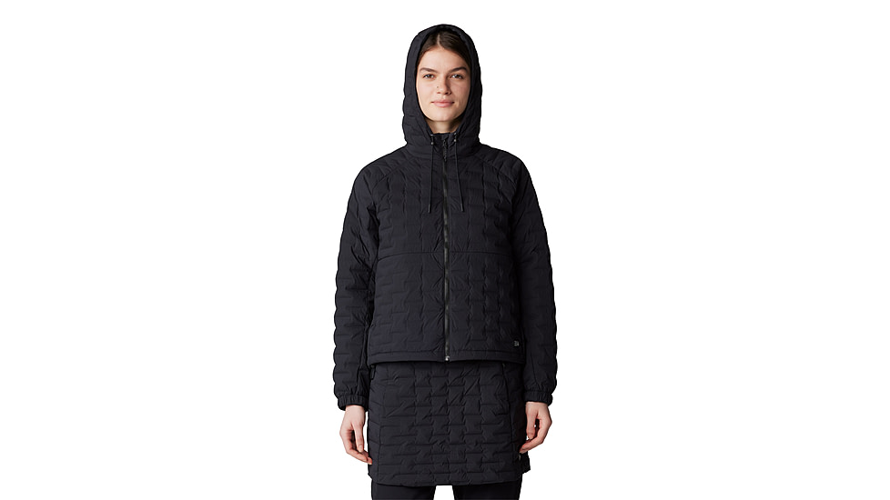 Mountain Hardwear Stretchdown Light Full Zip Hoody - Women's, Black, L, 2077681-010-L