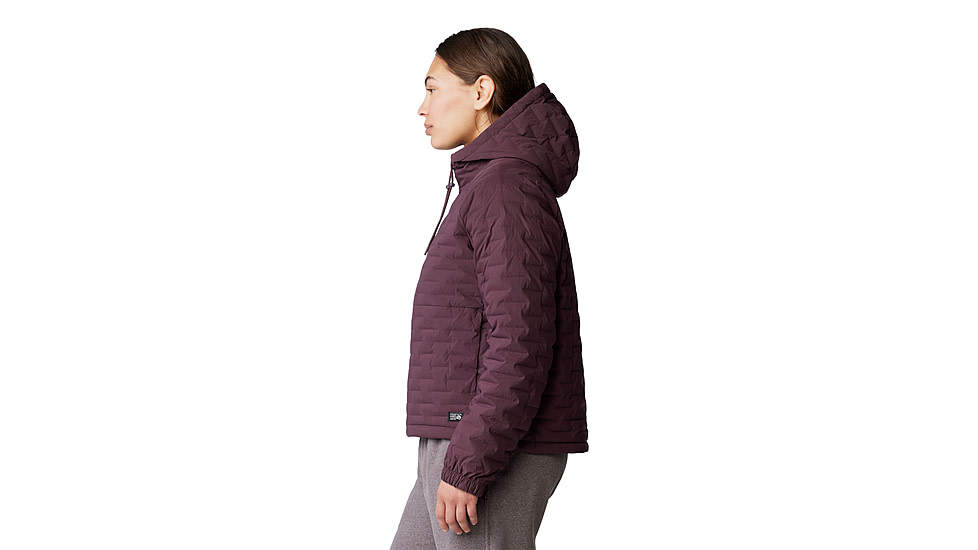 Mountain Hardwear Stretchdown Light Full Zip Hoody - Women's, Blackberry, M, 2077681-513-M