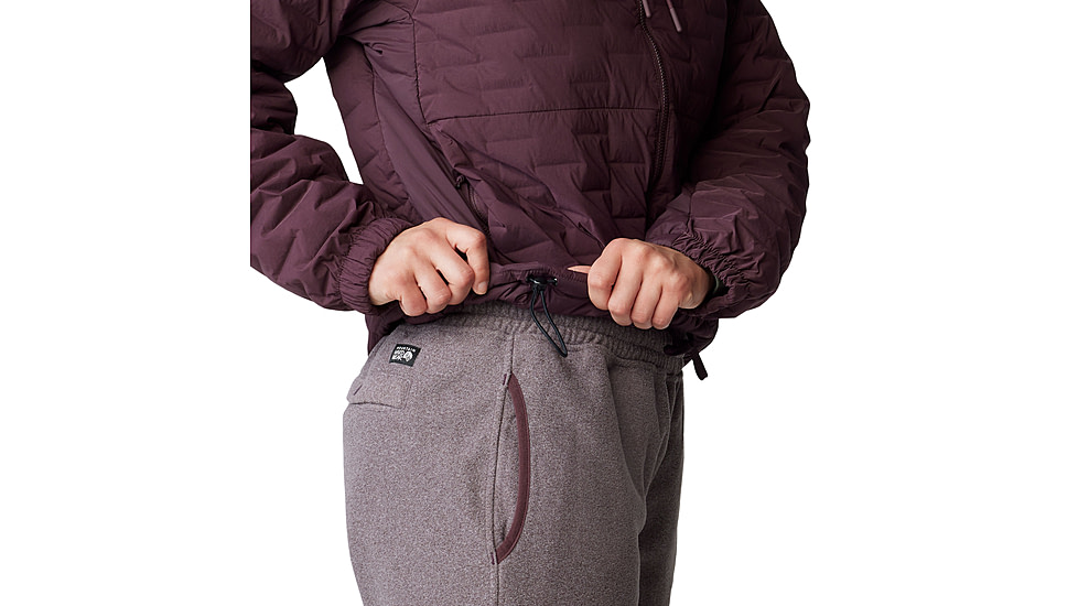 Mountain Hardwear Stretchdown Light Full Zip Hoody - Women's, Blackberry, M, 2077681-513-M