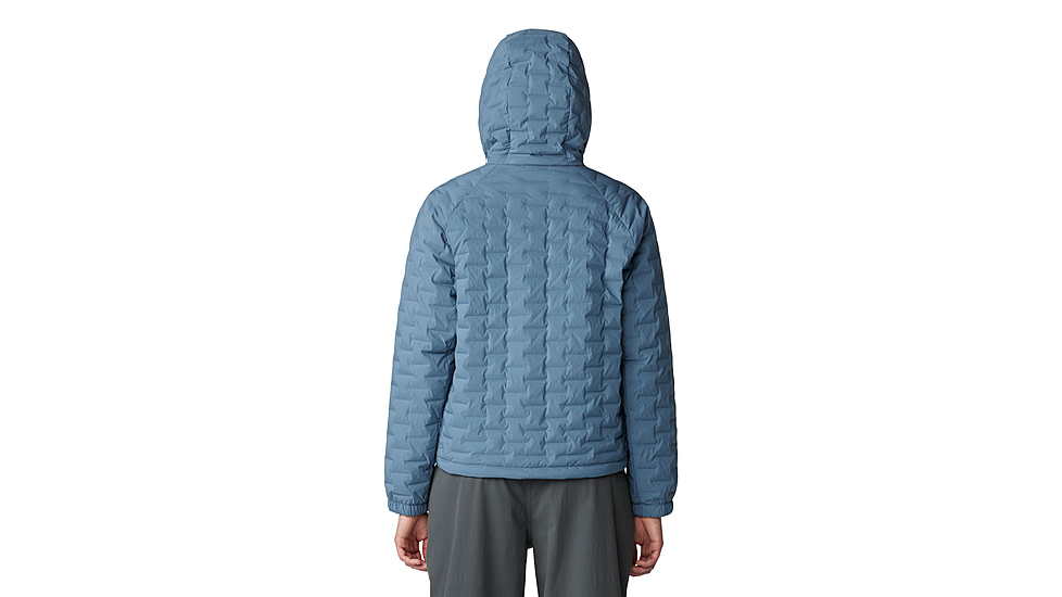 Mountain Hardwear Stretchdown Light Full Zip Hoody - Womens, Asiatic Blue, Montauk Blue, Small, 2077681444-S