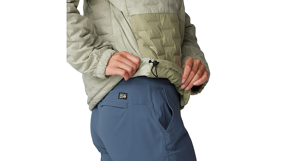 Mountain Hardwear Stretchdown Light Full Zip Hoody - Womens, White Sage Vapors Print, Mantis Green, Small, 2077681341-S