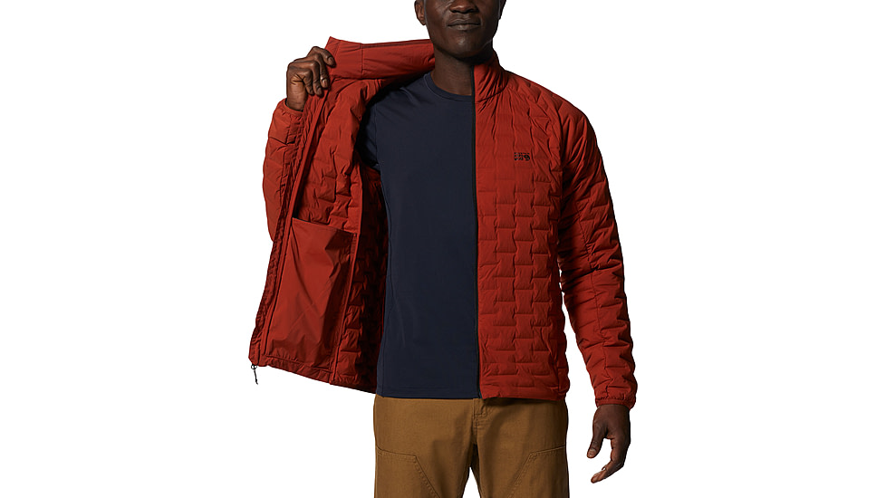 Mountain Hardwear Stretchdown Light Jacket - Mens, Dark Copper, Large, 2104521838-L