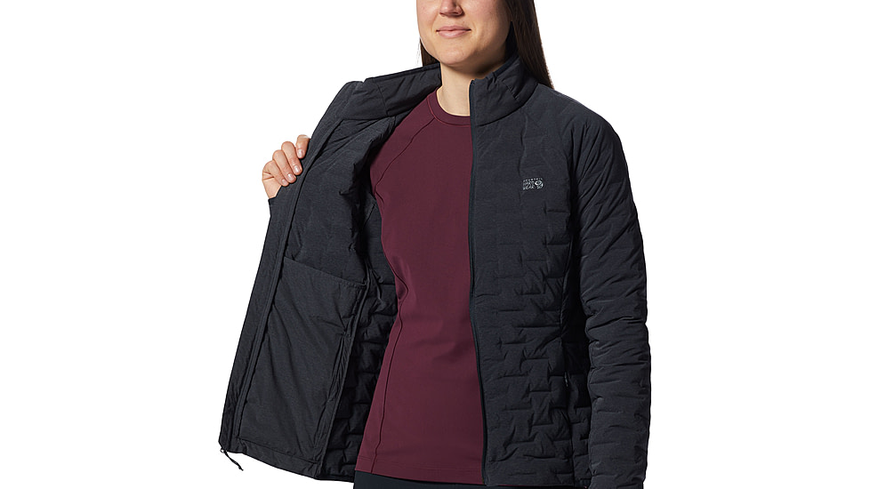 Mountain Hardwear Stretchdown Light Jacket - Women's, Dark Storm Heather, XS, 2104801-004-XS