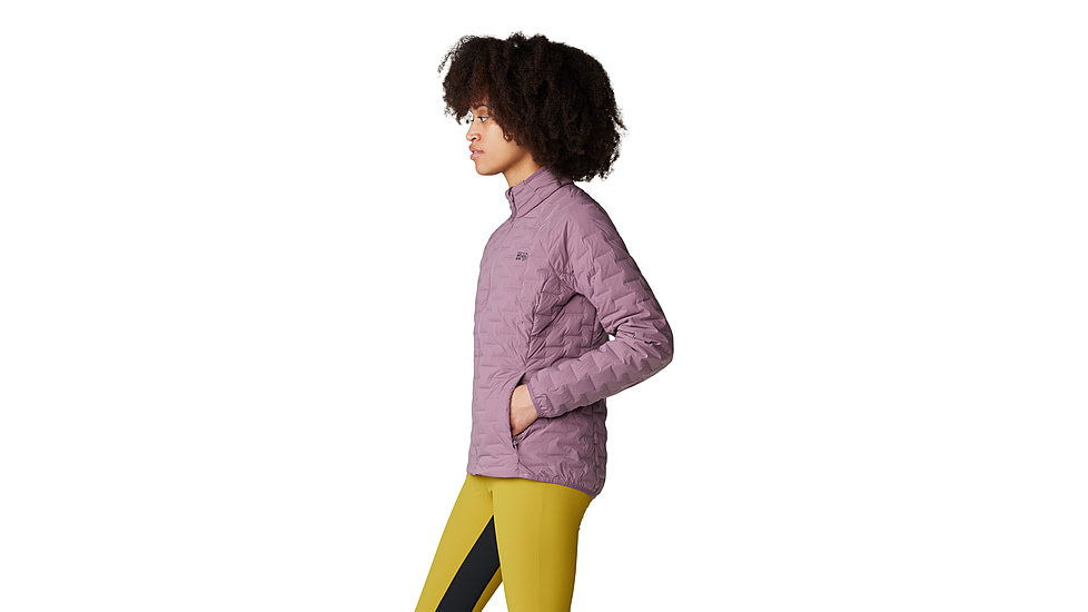 Mountain Hardwear Stretchdown Light Jacket - Womens, Dark Daze, Extra Large, 2104801534-XL