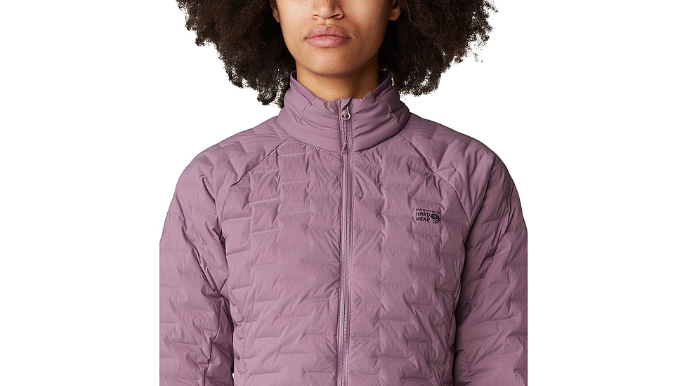Mountain Hardwear Stretchdown Light Jacket - Womens, Dark Daze, Extra Large, 2104801534-XL