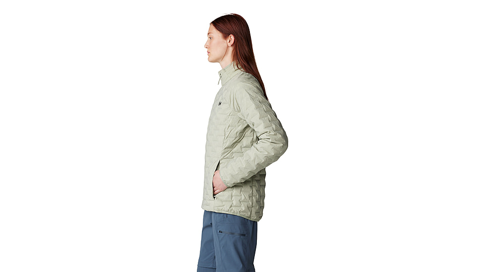 Mountain Hardwear Stretchdown Light Jacket - Womens, White Sage, Extra Large, 2104801341-XL