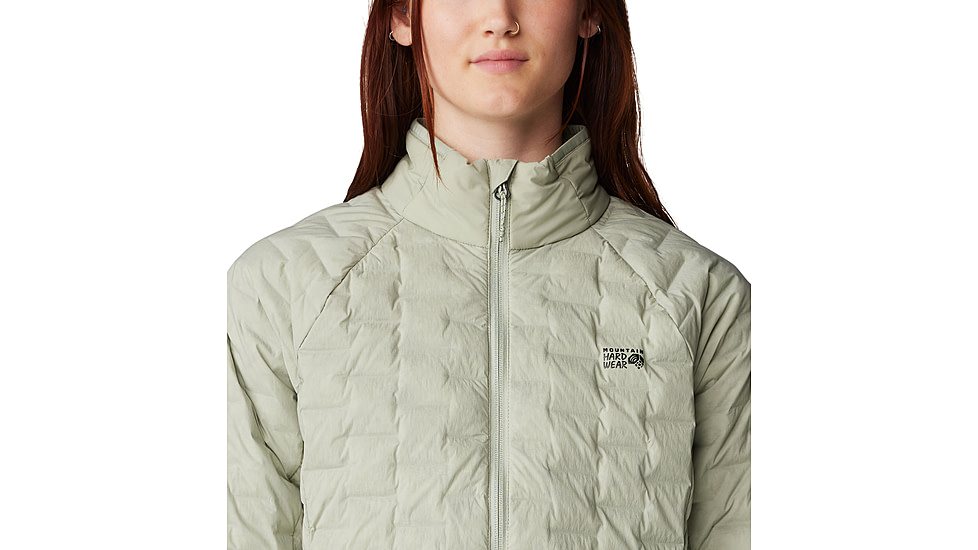 Mountain Hardwear Stretchdown Light Jacket - Womens, White Sage, Extra Large, 2104801341-XL