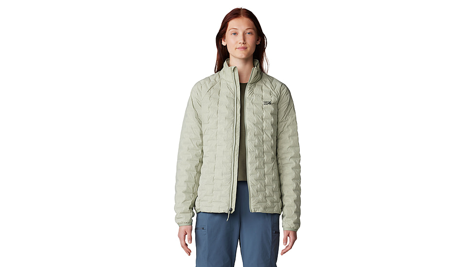 Mountain Hardwear Stretchdown Light Jacket - Womens, White Sage, Extra Large, 2104801341-XL