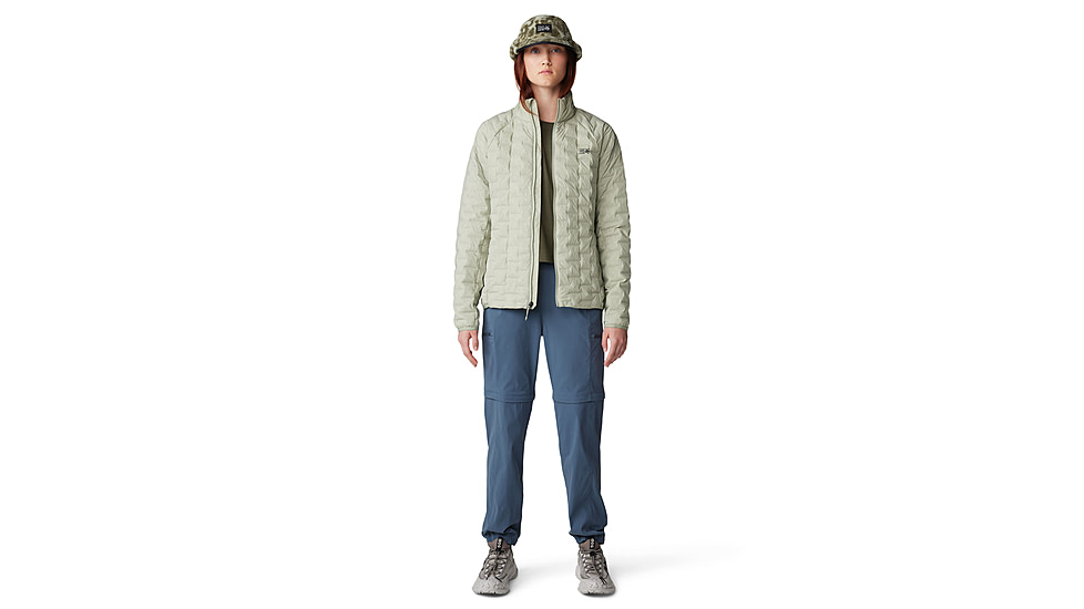 Mountain Hardwear Stretchdown Light Jacket - Womens, White Sage, Extra Large, 2104801341-XL