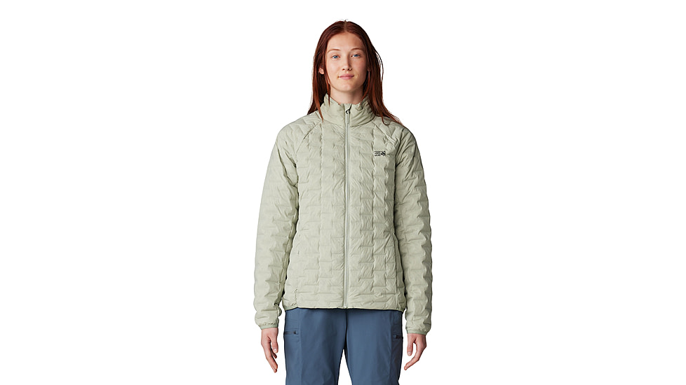 Mountain Hardwear Stretchdown Light Jacket - Womens, White Sage, Extra Large, 2104801341-XL