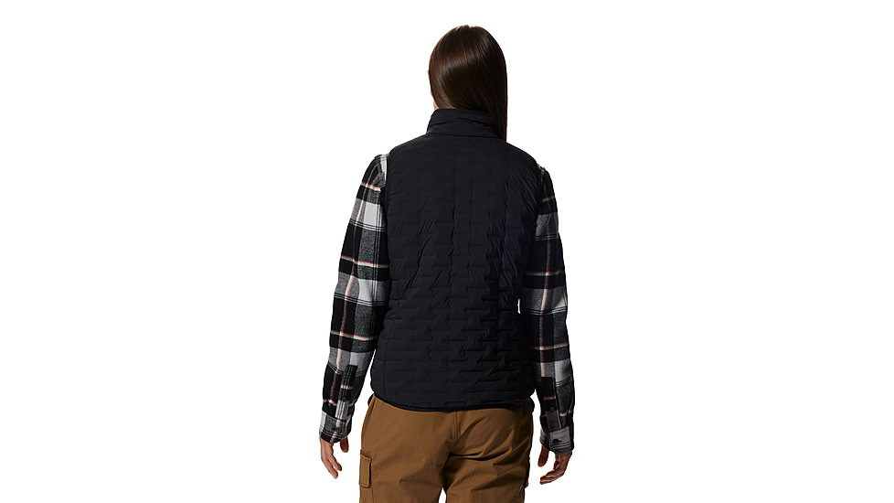 Mountain Hardwear Stretchdown Light Vest - Womens, 010, L, 2104811-010-L