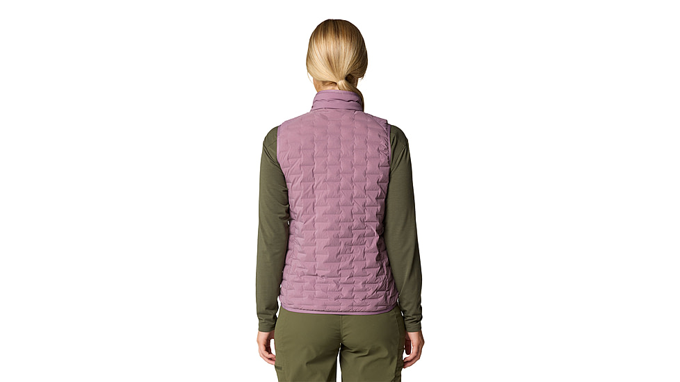 Mountain Hardwear Stretchdown Light Vest - Womens, Dark Daze, Extra Large, 2104811534-XL