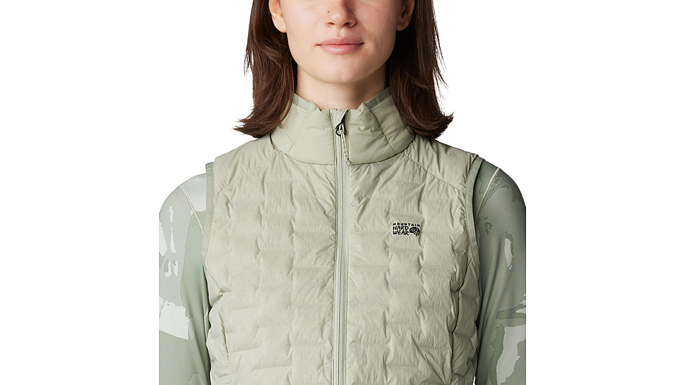 Mountain Hardwear Stretchdown Light Vest - Womens, White Sage, Small, 2104811341-S