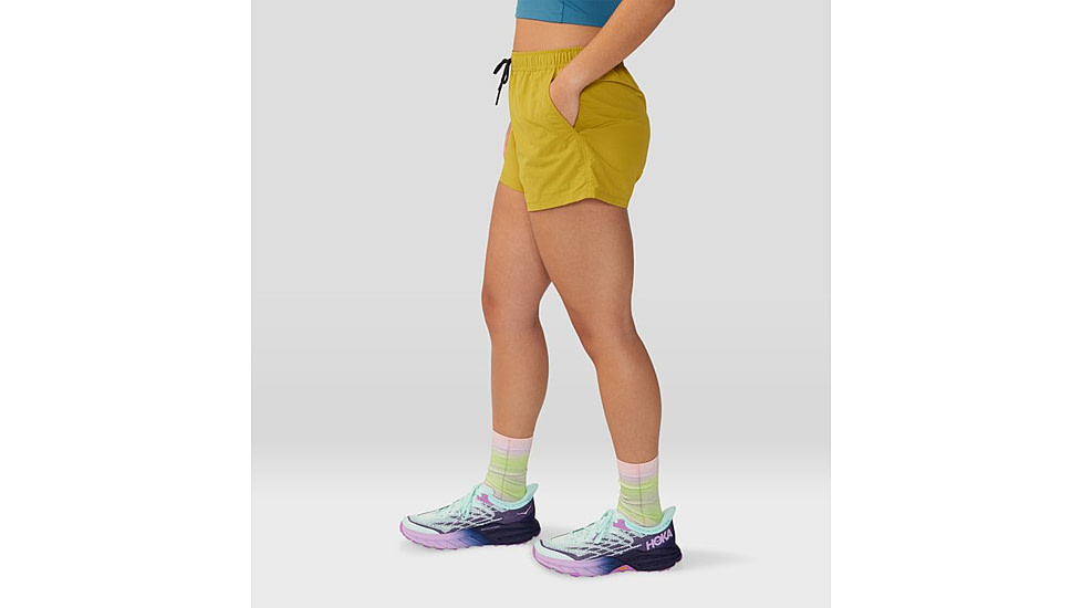 Mountain Hardwear Stryder Swim Short - Womens, Dark Citron, Medium, 2038671358-M