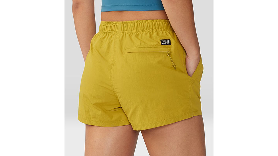Mountain Hardwear Stryder Swim Short - Womens, Dark Citron, Medium, 2038671358-M