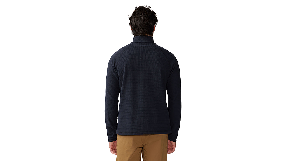 Mountain Hardwear Summit Grid Half Zip Shirt - Mens, 010, M, 2105701-010-M