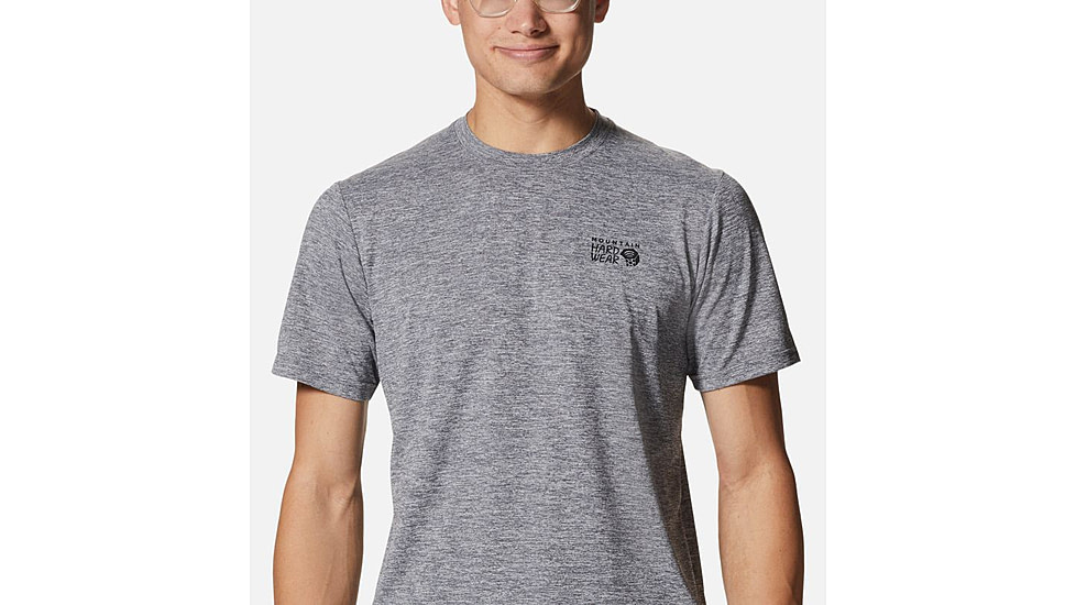 Mountain Hardwear Sunblocker Short Sleeve Shirt - Men's, Foil Grey Heather, S, 2027891-056-S