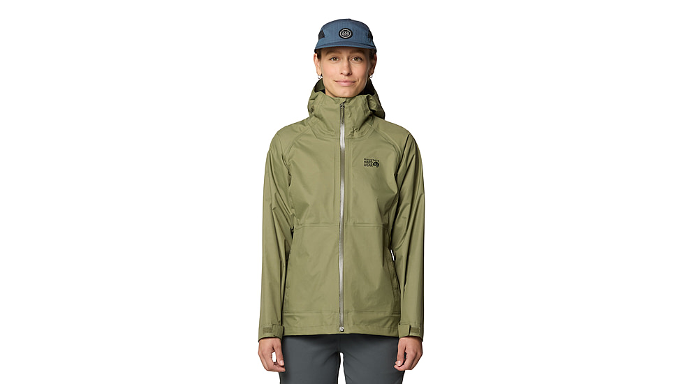 Mountain Hardwear Threshold Jacket - Womens, Mission Olive, XL, 190423048458