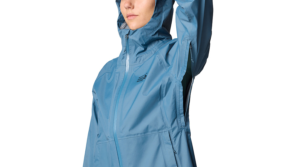 Mountain Hardwear Threshold Parka - Womens, Adriatic Blue, S, 190423037636