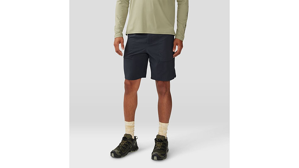 Mountain Hardwear Trail Sender Short - Mens, 7in, Blue Slate, Dark Storm, 40, 2068031417-40