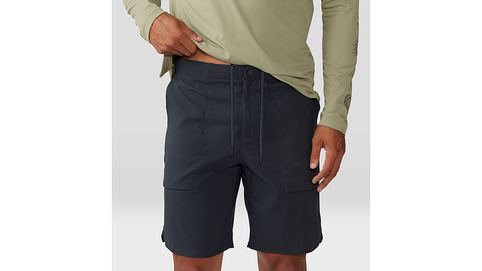 Mountain Hardwear Trail Sender Short - Mens, 7in, Blue Slate, Dark Storm, 40, 2068031417-40