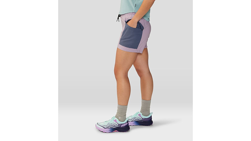 Mountain Hardwear Trail Sender Short - Womens, Daze, Blue Slate, Extra Large, 2067931533-XL