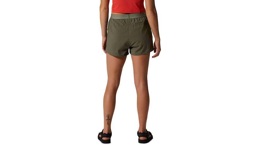 Mountain Hardwear Trail Sender Short - Womens, Stone Green, Large, Regular, 1982781397-L-R
