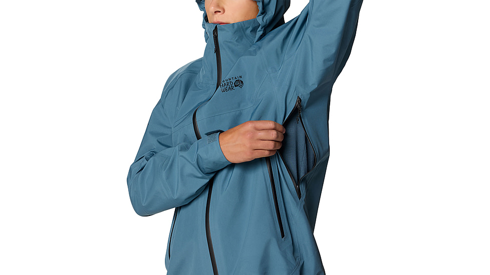 Mountain Hardwear TrailVerse GORE-TEX Jacket - Mens, Adriatic Blue, XL, 190423048557