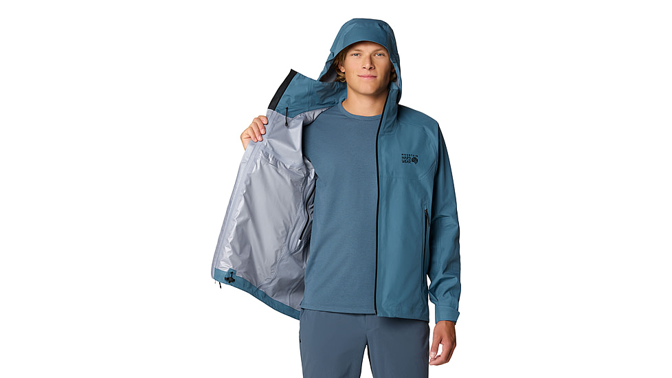 Mountain Hardwear TrailVerse GORE-TEX Jacket - Mens, Adriatic Blue, XL, 190423048557