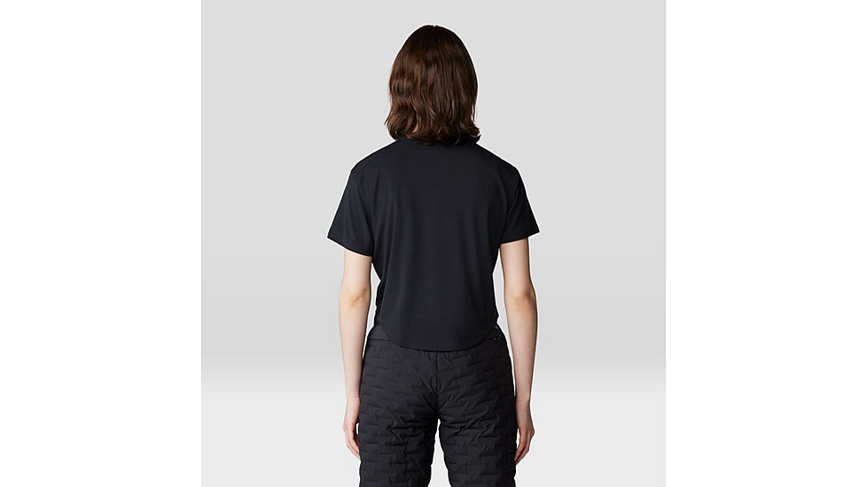 Mountain Hardwear Trekkin Go Short Sleeve Shirt - Women's, Black, L, 2023271-010-L