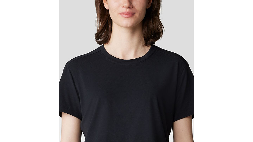 Mountain Hardwear Trekkin Go Short Sleeve Shirt - Women's, Black, L, 2023271-010-L