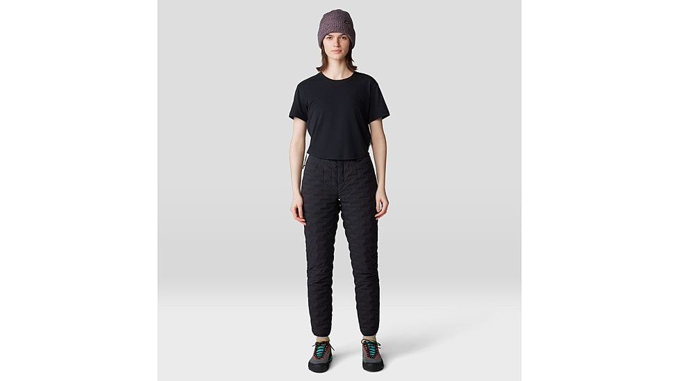 Mountain Hardwear Trekkin Go Short Sleeve Shirt - Women's, Black, L, 2023271-010-L