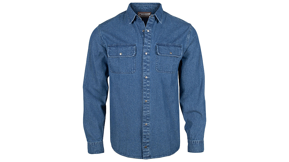 Mountain Khakis Austin Denim Shirt Relaxed Fit - Mens, Medium Wash, L, M12403MEDIUM WASHL