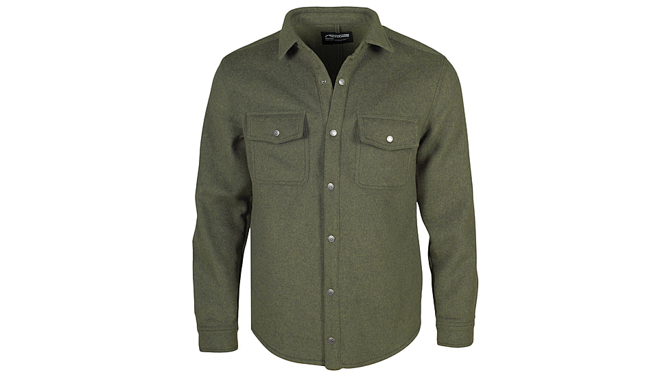 Mountain Khakis Dover Wool Shirtjac Classic Fit - Mens, Forest Moss, XXL, K73301FOREST MOSSXXL